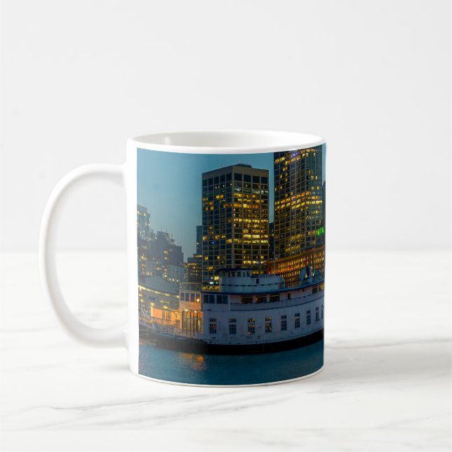 Caneca De Café Blue Hour in the City (Esquerda)