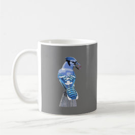 Caneca De Café Blue Jay brilhante