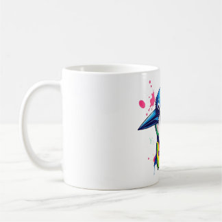 Caneca De Café Blue Jay Head Tie Tee