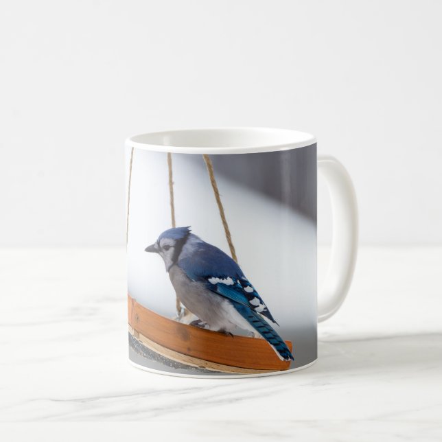 Caneca De Café Blue Jay Lunch Coffee Mug (Frente Esquerda)