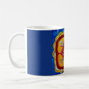 Caneca De Café Blue Mandala Mug