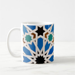 Caneca De Café Blue Morrocan Mosaic Mug