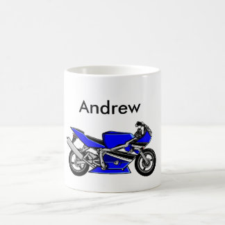 Caneca De Café Blue Motorbike
