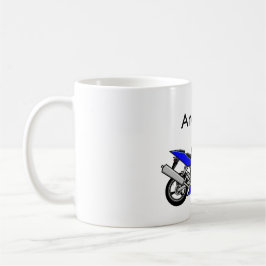 Caneca De Café Blue Motorbike