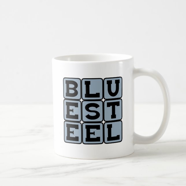 Caneca De Café Blue Steel, Cor (Direita)
