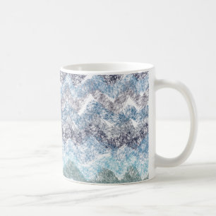 Caneca De Café Blue Stripes Mug