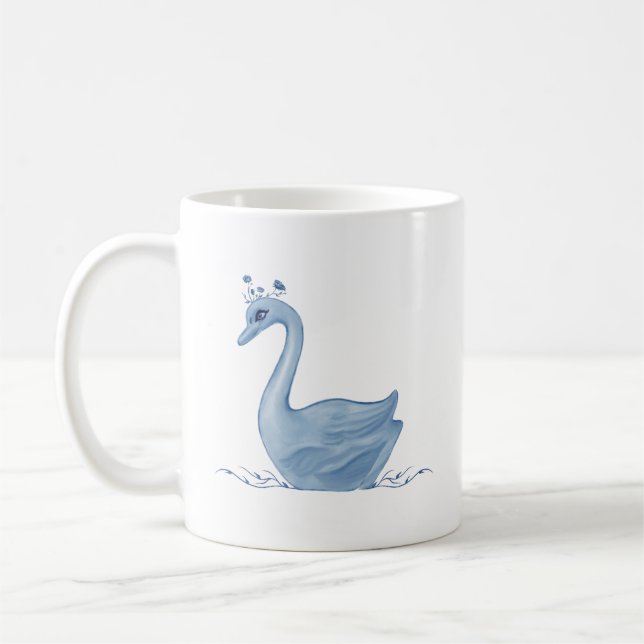 Caneca De Café Blue Swan (Esquerda)