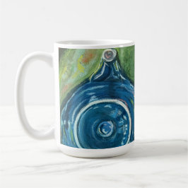Caneca De Café Blue Teapot and Chai Artwork