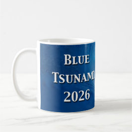 Caneca De Café Blue Tsunami Election 2026