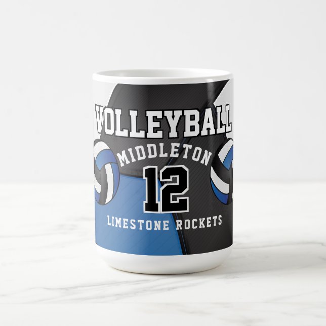 Caneca De Café Blue Voleibol Sport Café Mug (Centro)