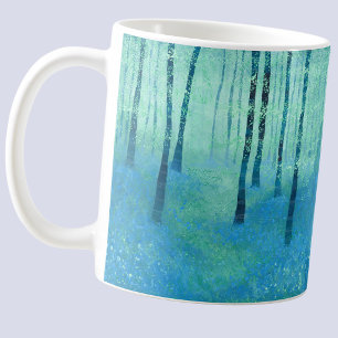 Caneca De Café Bluebeldes na pintura de paisagem de Kent
