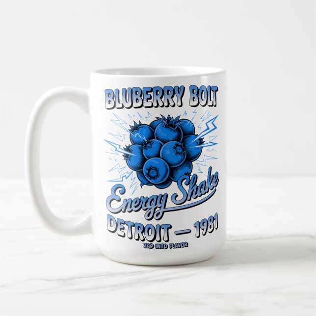 Caneca De Café Blueberry Bolt (Esquerda)