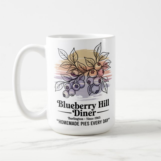 Caneca De Café Blueberry Hill Diner (Esquerda)