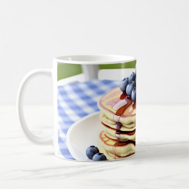 Caneca De Café Blueberry Pancakes (Esquerda)
