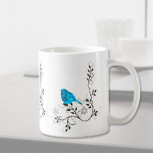 Caneca De Café Bluebird da felicidade