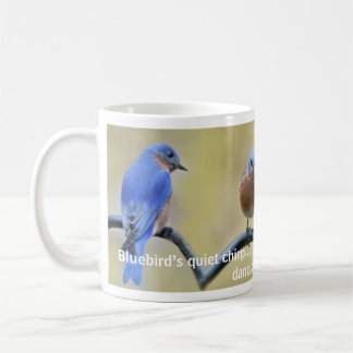 Caneca De Café Bluebird Haiku Mug