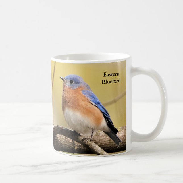 Caneca de Café Bluebird por BirdingCollectibles (Direita)