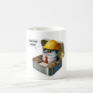 Caneca De Café Blueprint Sardinha Engenheiro Café Intervalo Arte