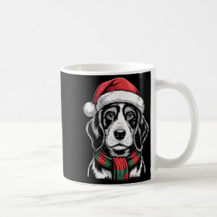 Caneca De Café Bluetick Coonhound Dog Santa Hat F Christmas Costu