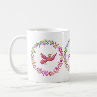 Caneca De Café Blumenkranz mit Vogel