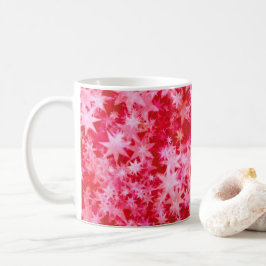 Caneca De Café Blush de Natal das Estrelas