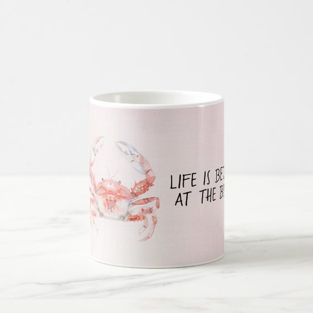 Caneca De Café Blush Red Ocean Crab (Centro)