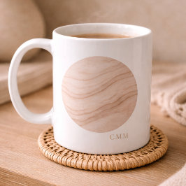 Caneca De Café Blush Stone Ripple Mug