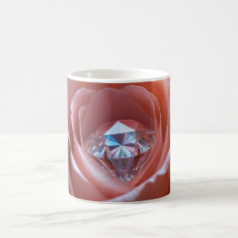 Caneca De Café Blushfire Crystal Bloom