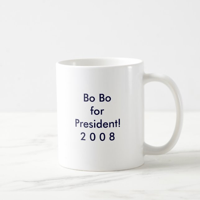 Caneca De Café BO BO forPresident! 2 0 0 8 (Direita)
