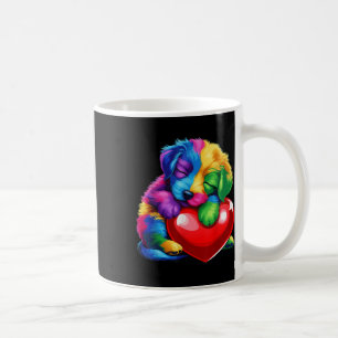 Caneca De Café Bo - Crianças do Coração, Namorados de Abraço, Cut