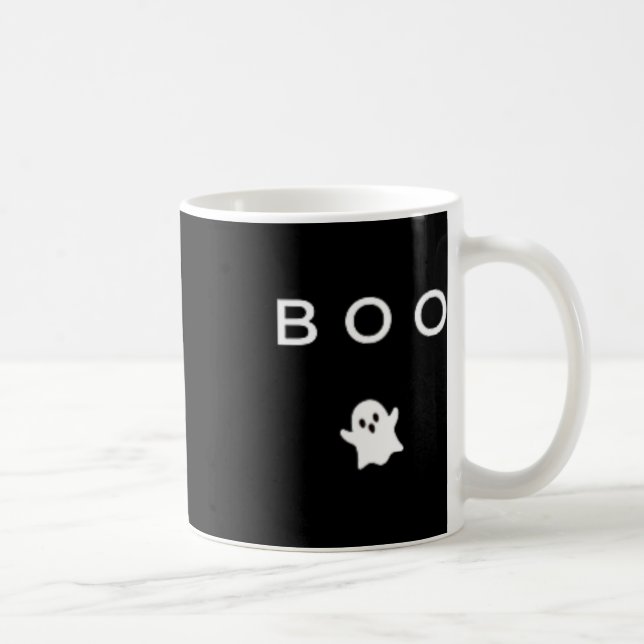 Caneca De Café BO Ghost Halloween Um Truque de outono Mínimo Suti (Direita)
