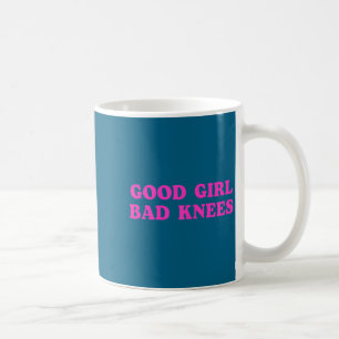 Caneca De Café Boa Menina Joelhos Ruins Humor Divertido Citação M