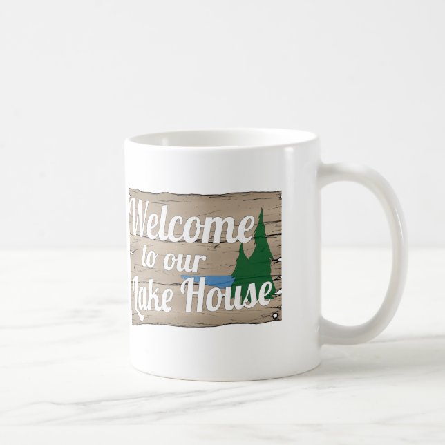 Caneca De Café boa vinda da casa do lago (Direita)