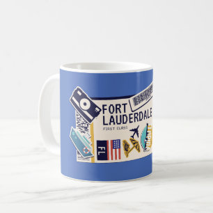 CANECA DE CAFÉ BOART PAST FORT LAUDERDALE FLORIDA EUA