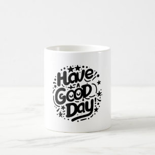 Caneca De Café Boas Dias Positivos