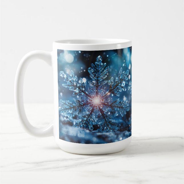 Caneca De Café Boas Festas de Natal Clássica de 15 oz (Esquerda)