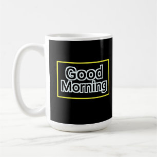 Caneca De Café Boas Manhãs - Taça de Café com Cotação Positiva