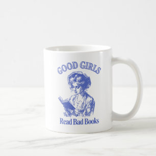 Caneca De Café Boas Meninas Lem Livros Ruins - Livro De Estilo Vi