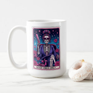 Caneca De Café Boas Vibes Apenas Tarot Card Mug