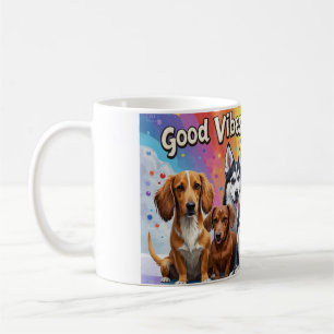 Caneca De Café Boas Víblias e Narizes Molhados Dodes lúcidos