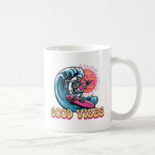 Caneca De Café Boas Víblias - Surfe - Víblias de Verão
