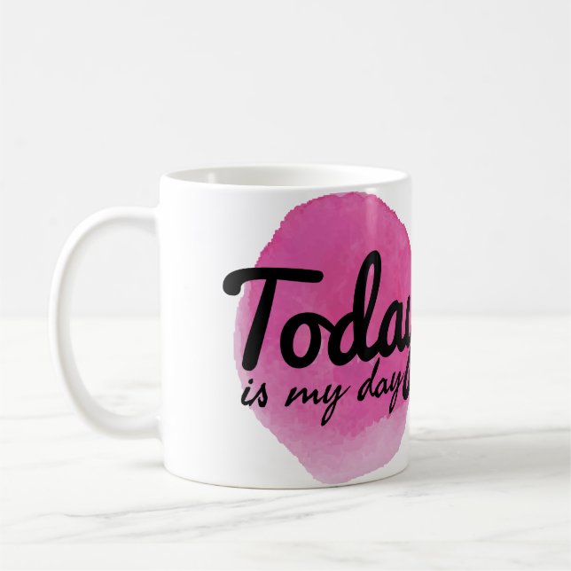 Caneca De Café boas vibrações palavras para autoamor e autocuidad (Esquerda)