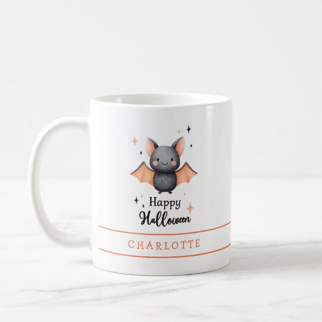 Caneca De Café Boate de Halloween - Mug de café personalizado (Esquerda)