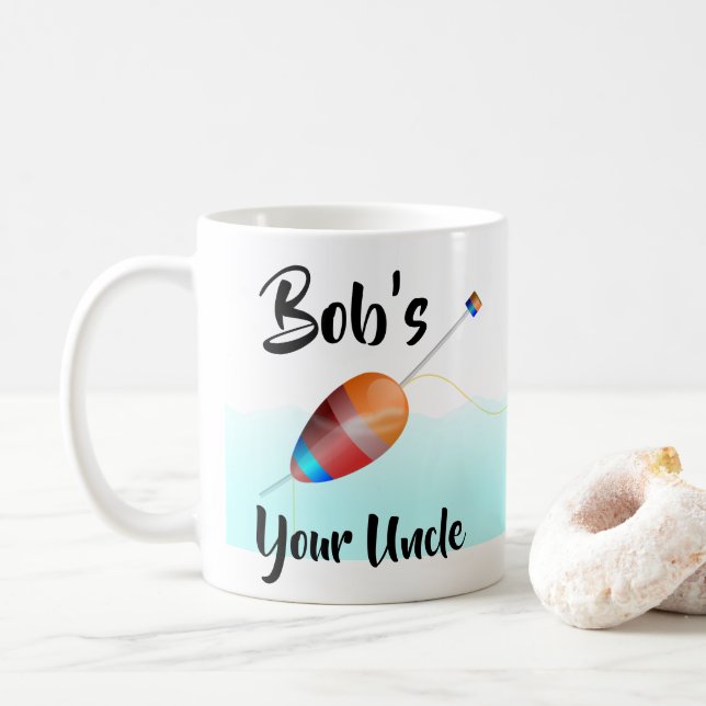 Caneca De Café Bob é seu tio (Com Donut)