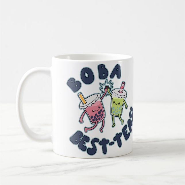 Caneca De Café Boba Best-Teas! (Esquerda)