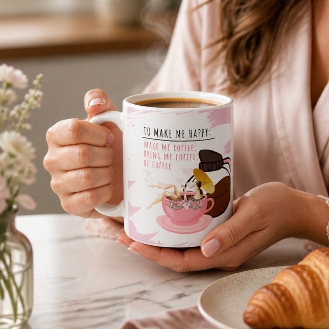 Caneca de Café Boba | Garota na Caneca de Café (Criador carregado)