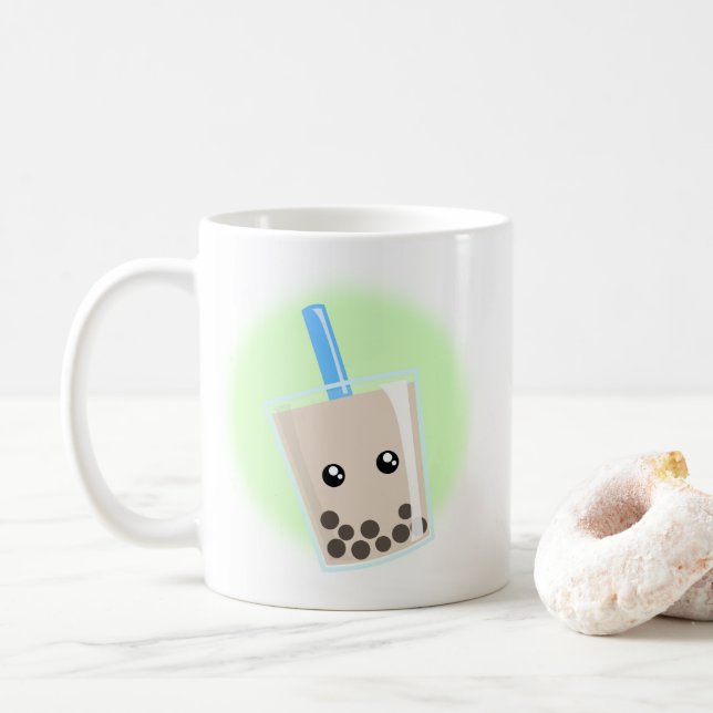 Caneca De Café Boba Time! Coffee Mug (Com Donut)