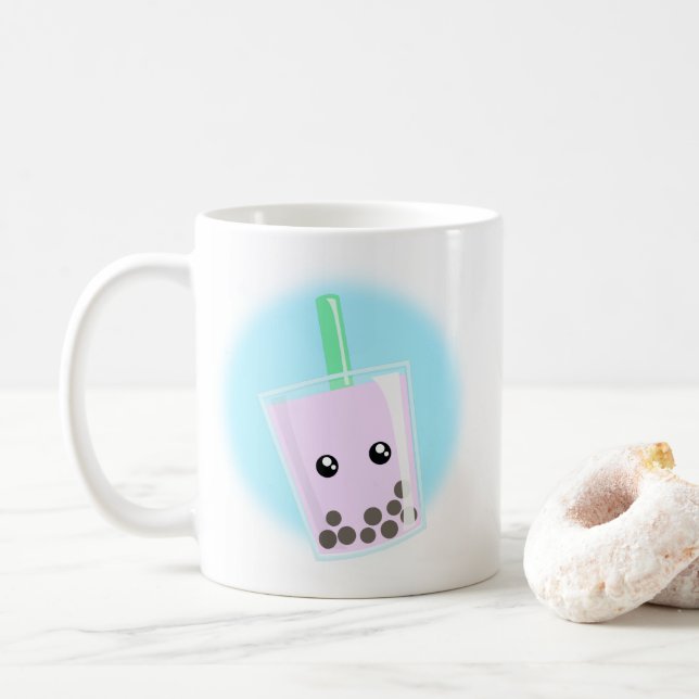 Caneca De Café Boba Time! Coffee Mug (Com Donut)