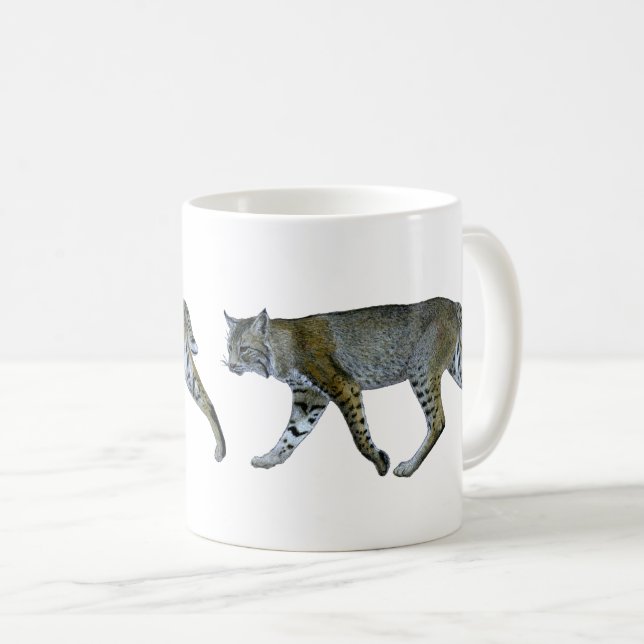 Caneca De Café Bobcat (Frente Esquerda)