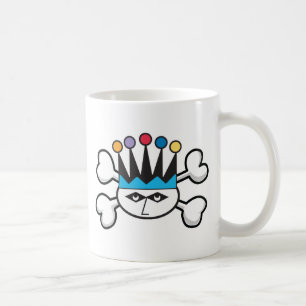 Caneca De Café bobo Caveira e Ossos Cruzados